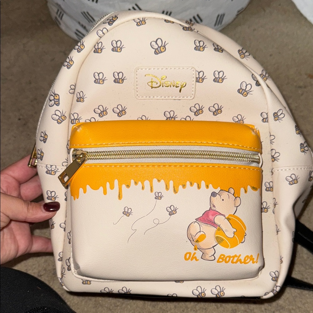 Loungefly Cream and Yellow Winnie the Pooh Backpack